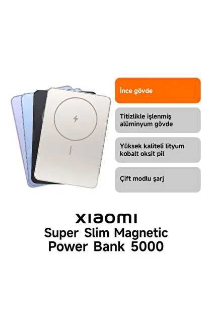 MagsSafe Power Bank Xiaomi Magnetic Power Bank 5000 7.5W