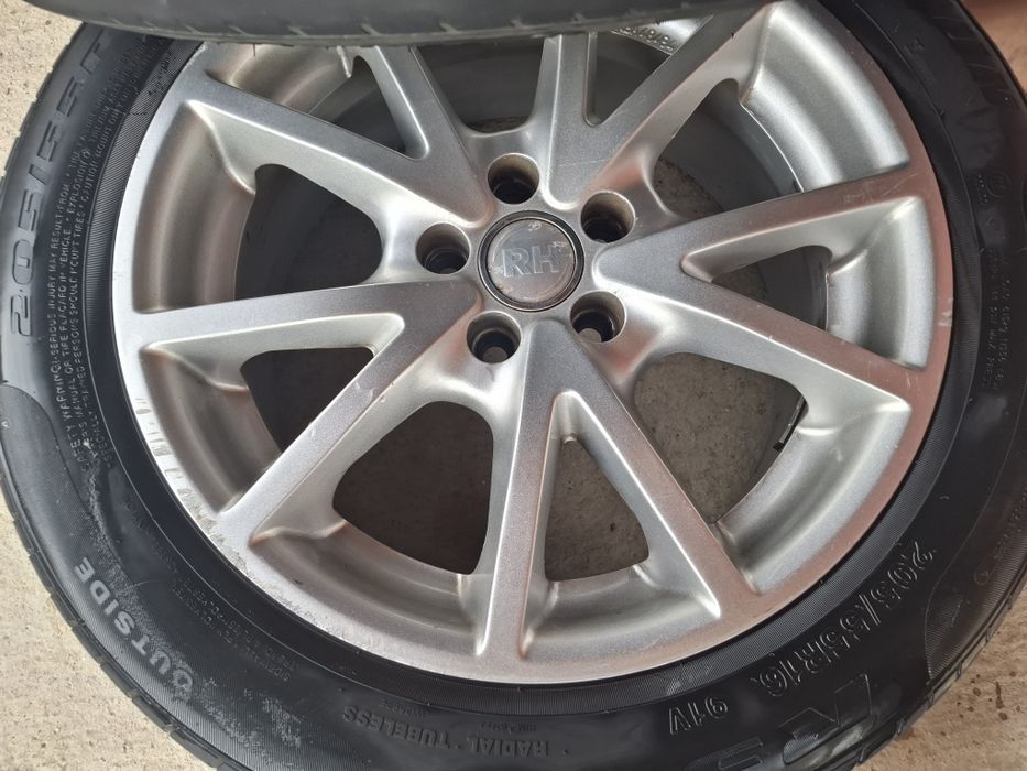 Jante cu anvelope vara 205/55 r16 5x100