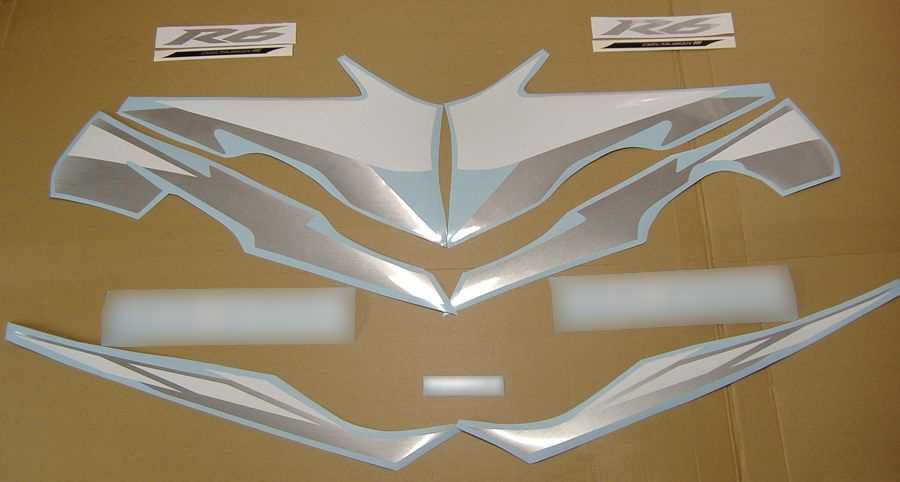 Стикери Yamaha R6 второ поколение 2003г-2005г лепенки Ямаха р6 rj05