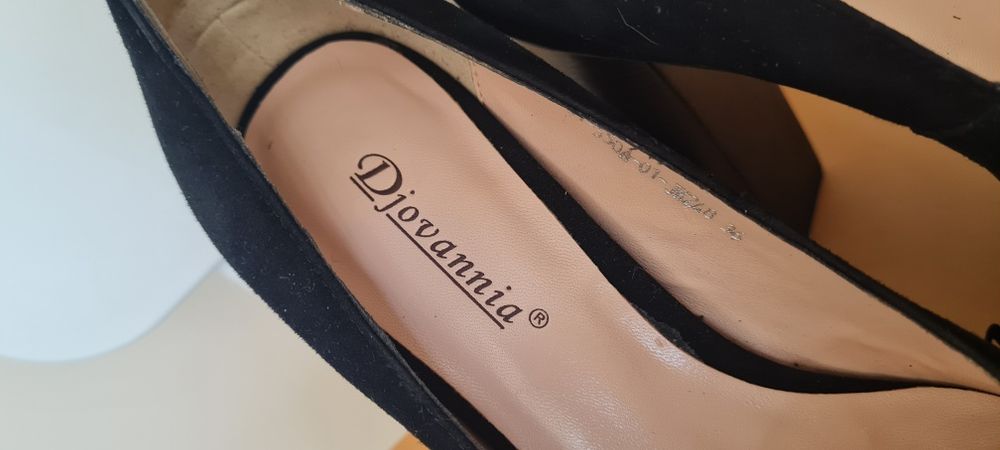 Туфли нат замша р 36