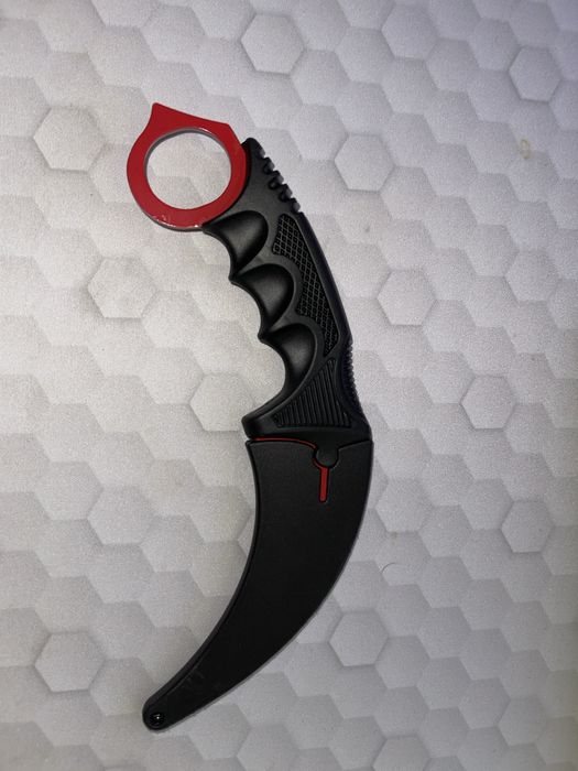 Vand karambit roșu de cosplay cs go standoff etc.
