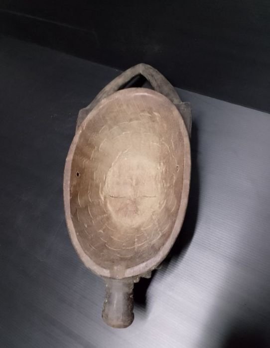 БАУЛЕ Племенна африканска маска , африканско изкуство антикварна стой