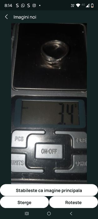 Inel argint 925 CHRIST – 3,4 g – diametru 16 mm