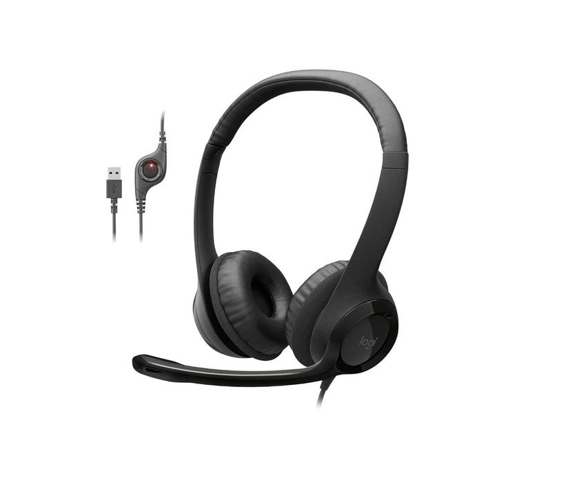 ( Гарнитура Logitech H390 Corded Headset