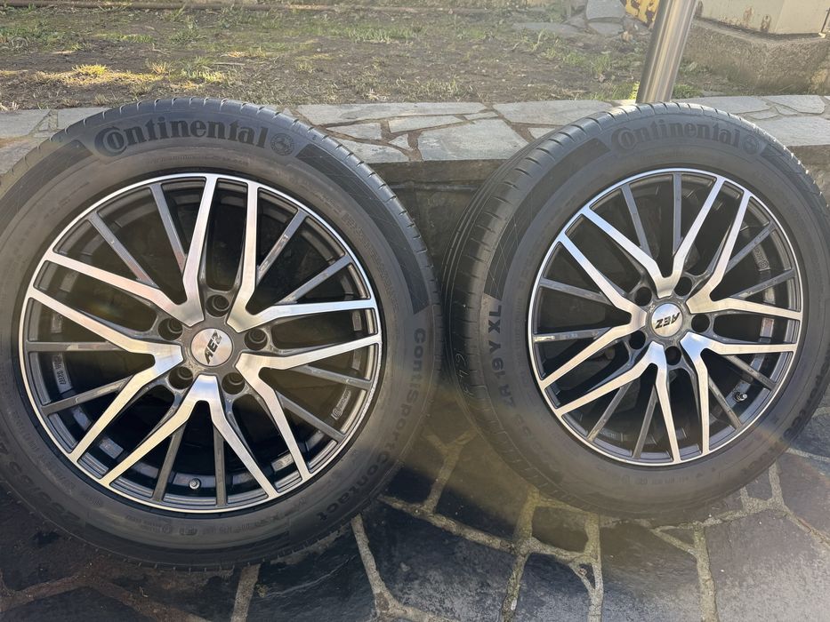 Jante AEZ R19 + anvelope Continental
