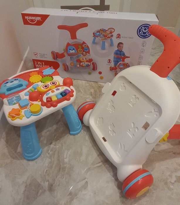 Проходилка и Интерактивна маса за игра 2в1 Huanger