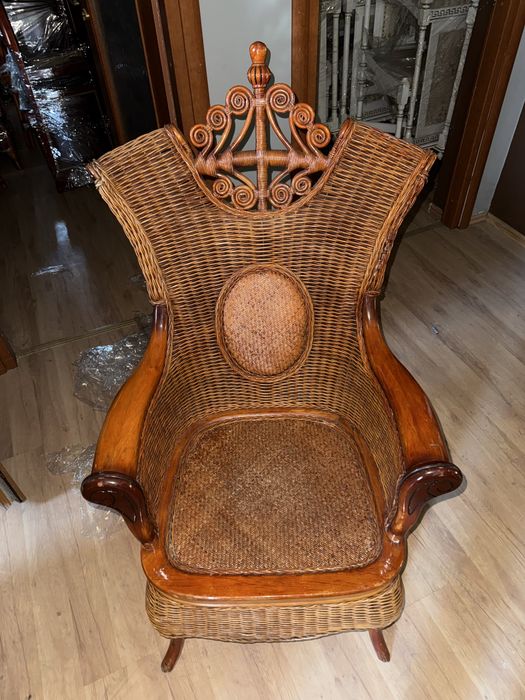 Set Mobilier Bamnbus cu lemn de cires