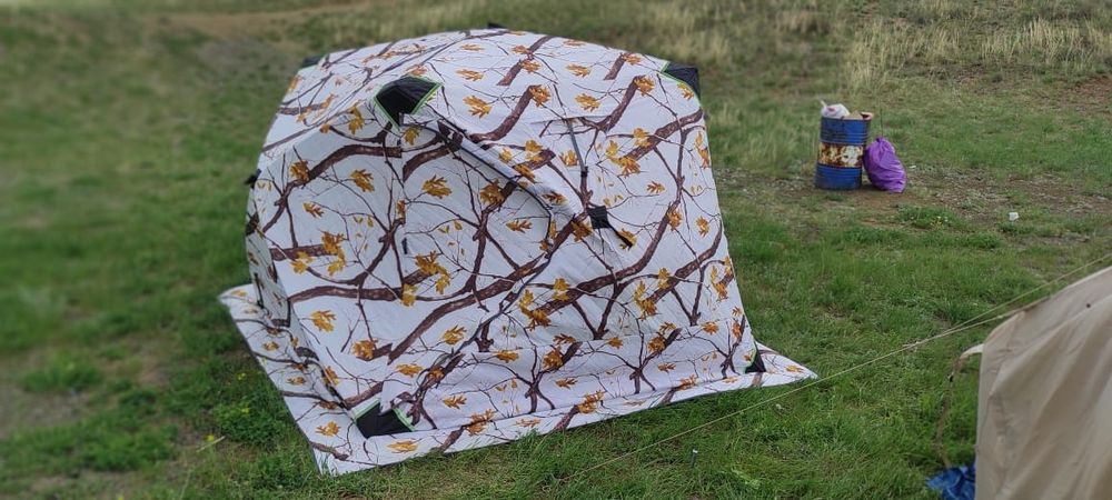 Палатка куб,утеплённая