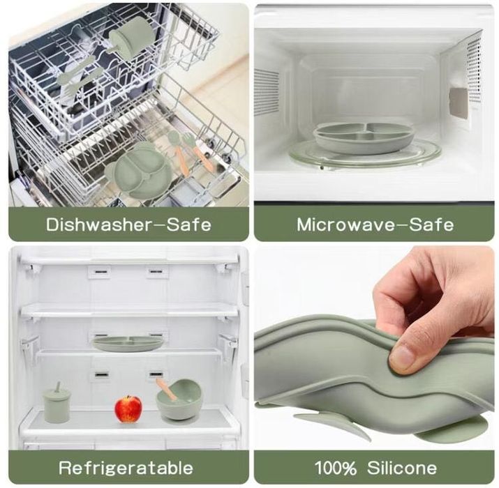 Детский сервиз силиконовый