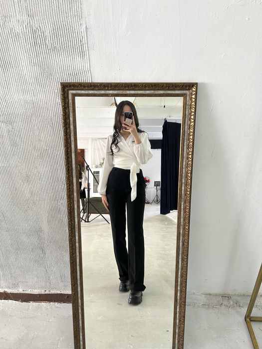 Брюки классические прямые, черные