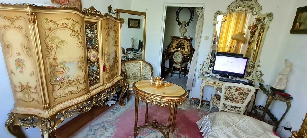 servanta baroc venetian,pictata,vintage,SILIK/comoda/bar,lemn,Italia