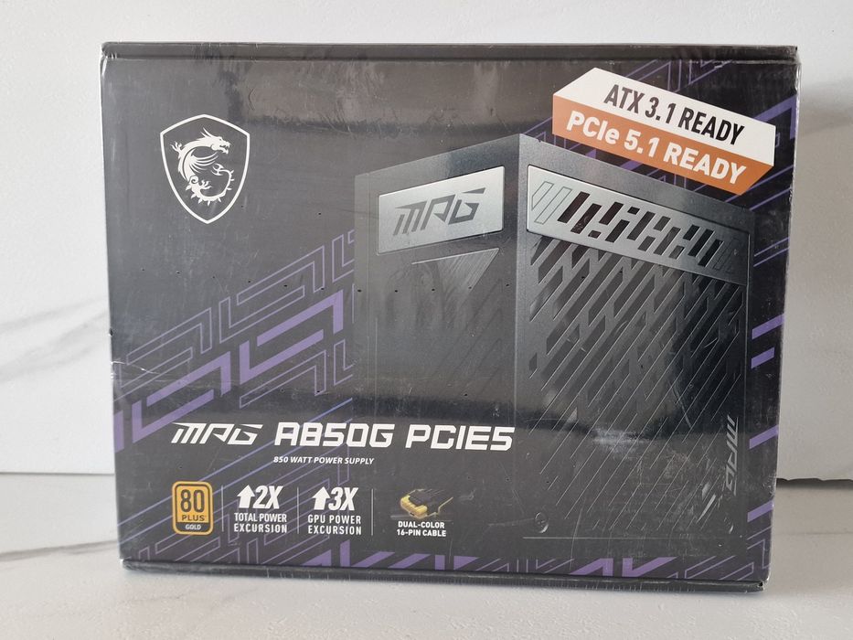 Sursa MSI MPG A850G PCIE5, 80+ Gold, 850W ATX Full Modulara