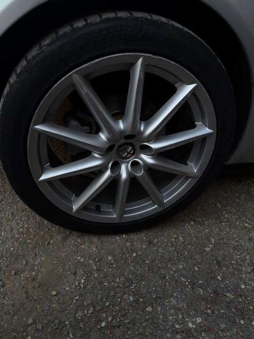 Оригинални 19" Ti джанти за Alfa Romeo 159 / Brera с гуми Continental SportContact 7 (245/40/19)