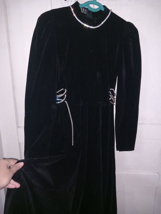 Платье женское бархатное