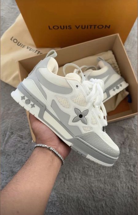 *SUMMER SALE*NOU Adidasi Louis Vuitton LV Skate Gri •Premium •Verificare colet