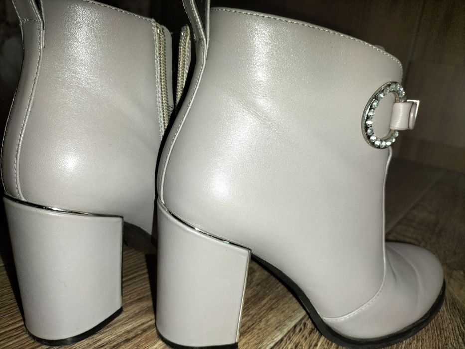 Полусапожки кожа