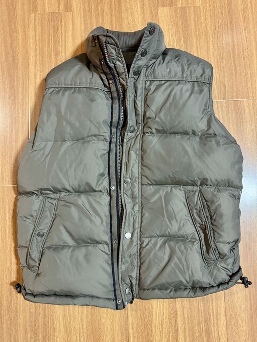 Vesta groasa puf ESPRIT. Gri metalizat. Masura L. Nepurtata.