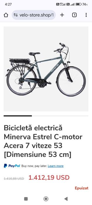 Bicicleta electrica vând sau  schimb