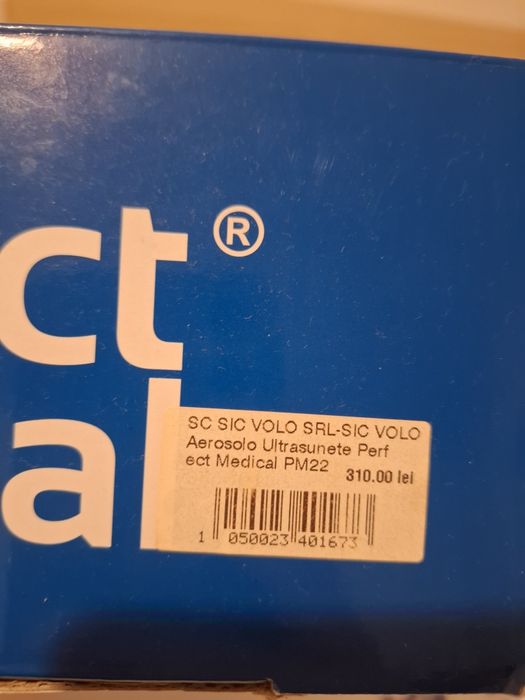 Nebulizator, aparat aerosoli cu ultrasunete