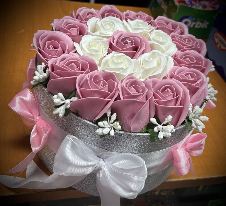 Cutii din flori de sapun