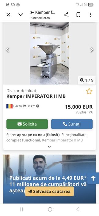 Divizor aluat Kemper Imperator II