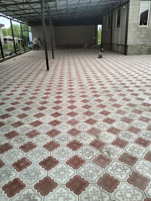 Укладка брусчатки