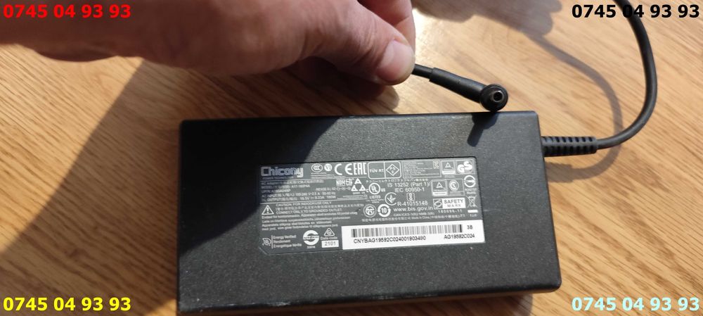 incarcator alimentator Chicony pentru ASUS 19.5V 9,23 mufa SUBTIRE PIN