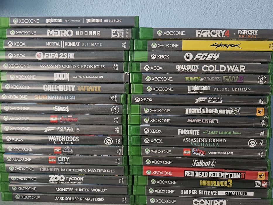 Xbox One S + 35 jocuri - pachet complet