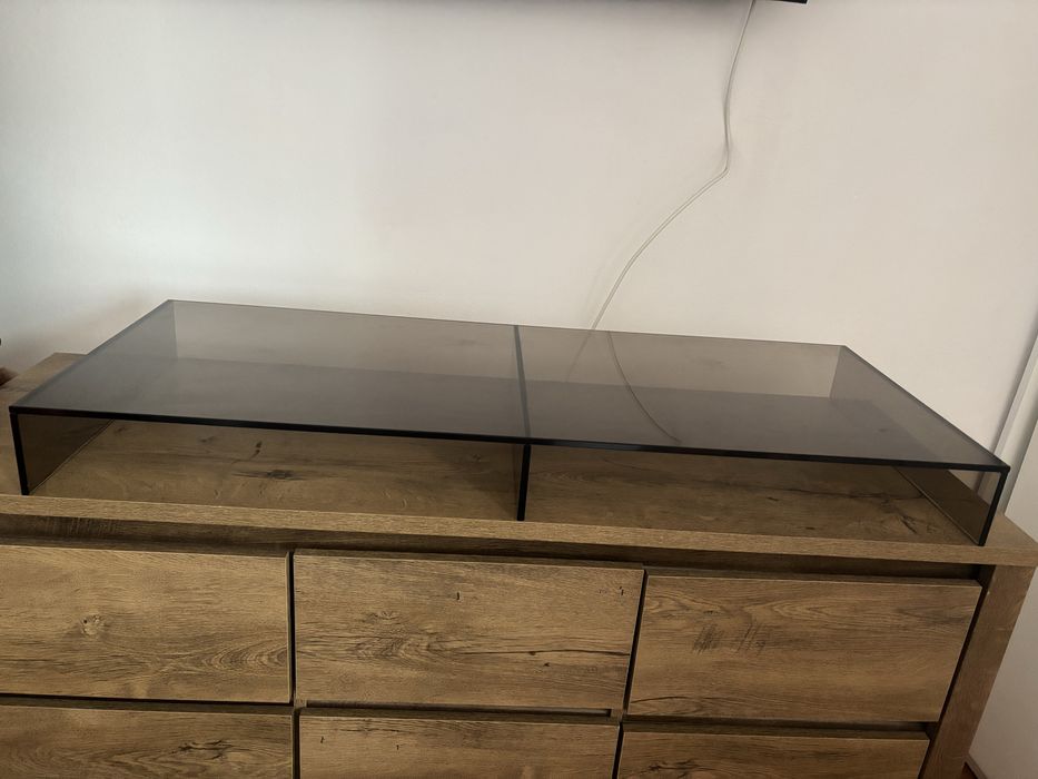 Vand suport Tv sticla Lemns