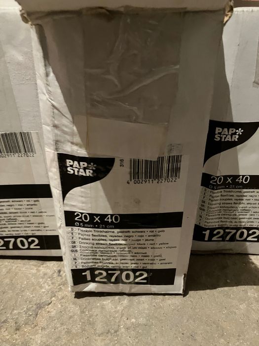 Pai in culoare rosu,galben,negru (Germania), 5mm cu 21cm, 77 buc de 40