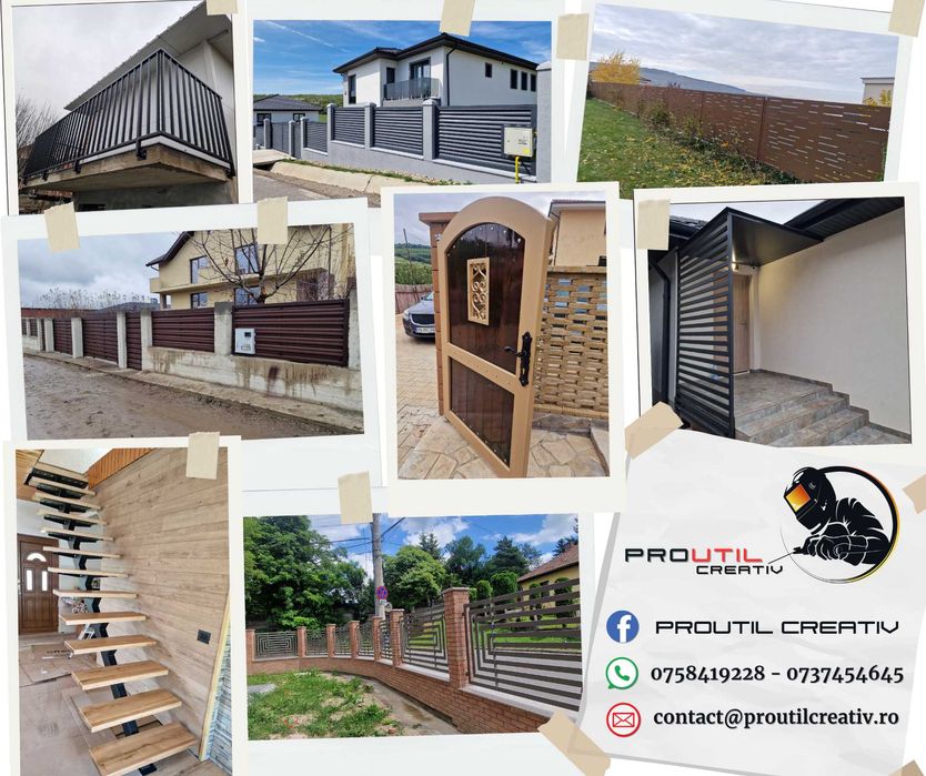 Confectii metalice moderne si personalizate OTEL-ALUMINIU-INOX-CORTEN