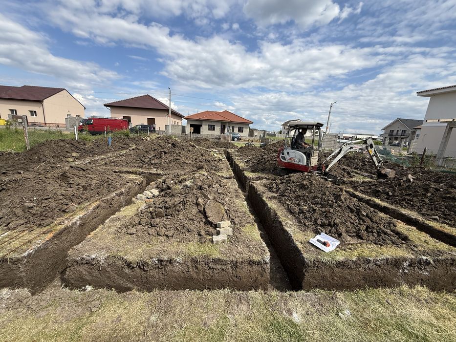 Inchiriere utilaje miniexcavator miniincarcator(bobcat)