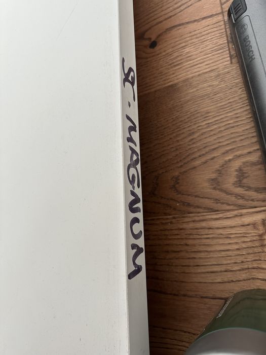 Vand usa interior alba, toc si clanta incluse, latime 62-66