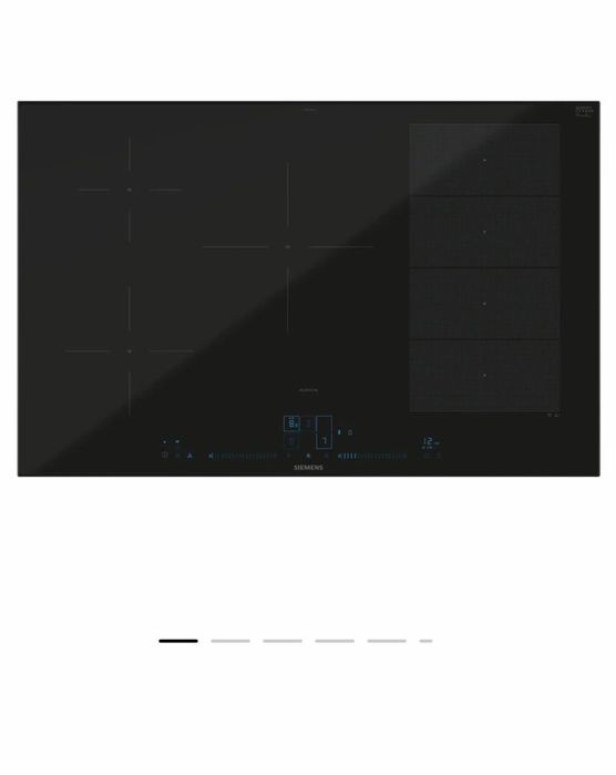 Produs sigilat/ 60% discount  Plită Inducție Siemens iQ700 EX870NVV6E – 80cm, FlexInduction, NOUĂ