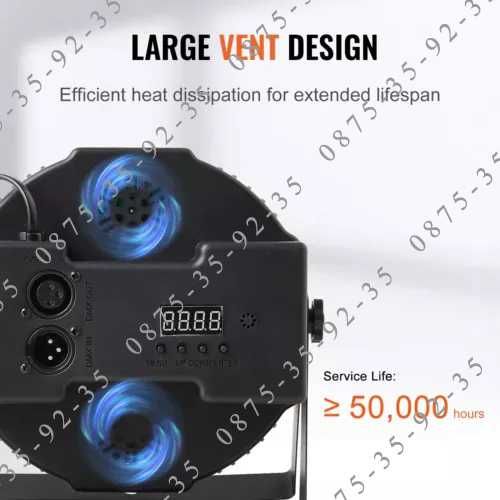 36 LED диода PAR Диско ПРОЖЕКТОР, Парти Дискотечен ПРОЕКТОР, лед ЛАМПА