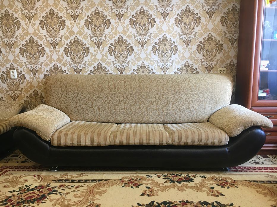 Продается 3-2-1 диван и угловой шкаф