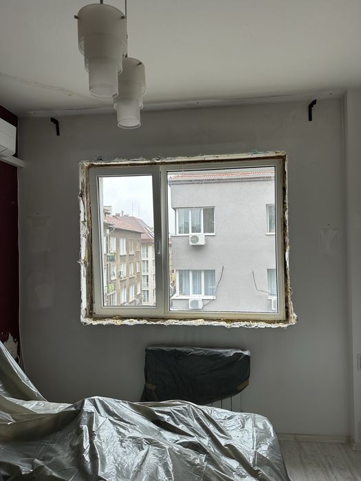 пвц  дограма , цеят бял. Стъклопакет