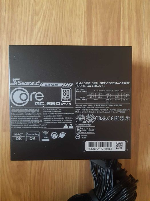 Sursa PC Seasonic Core GC-650 V2 ATX 3.1