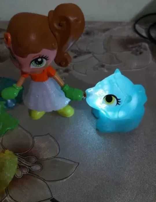 Dolly Doll cu animăluț și haine silicon