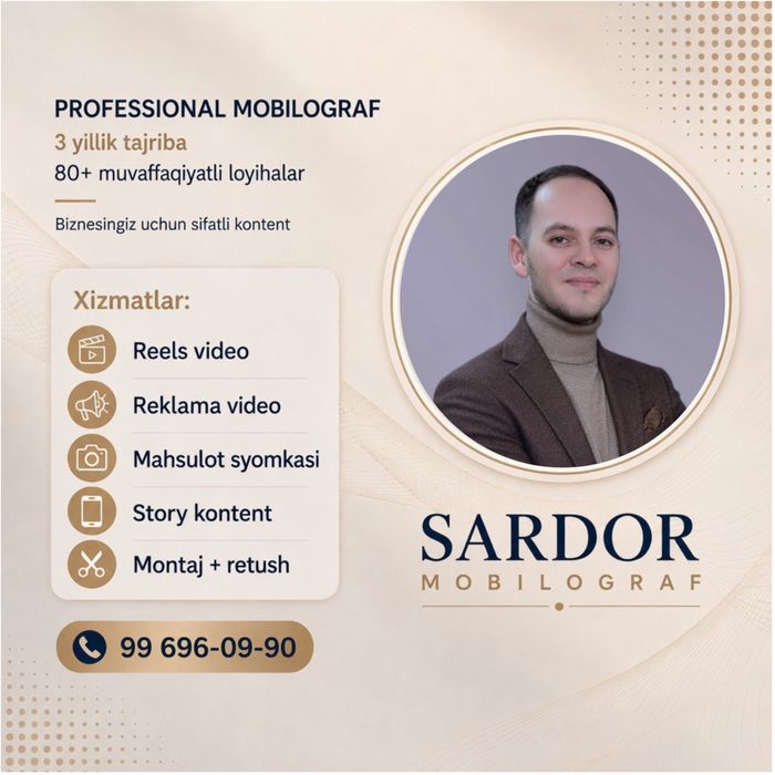 Mobilograf Xizmati  Professional