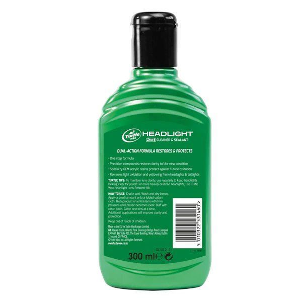 Solutie curatare si polisare sticla faruri TurtleWax 53168, 300ml