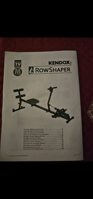 Aparat de vâslit Rower Kendox RowShaper fitness sport  impecabil