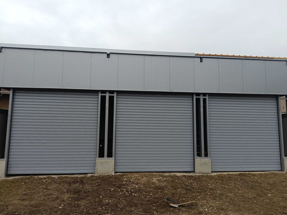 Ролетни врати, гаражни секционни врати изработка и монтаж.24/7