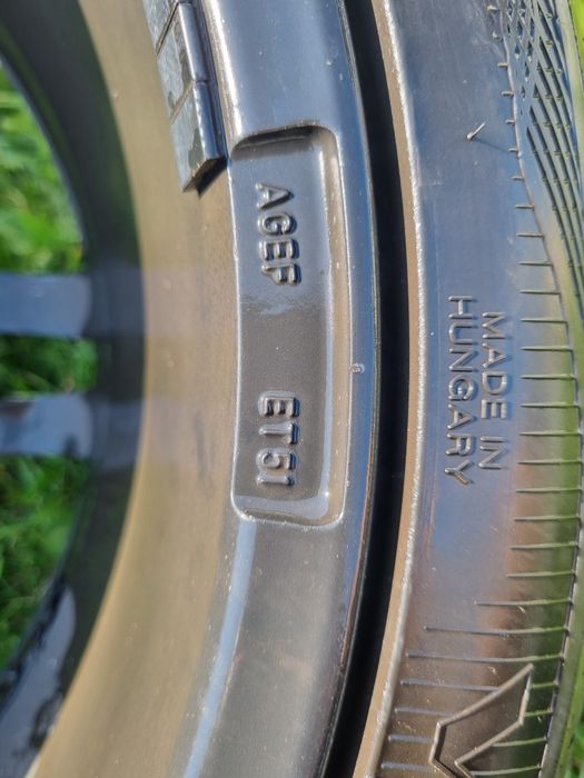 Vand jante Aez 5x112 R18+cauciucuri de vara 225/40/18