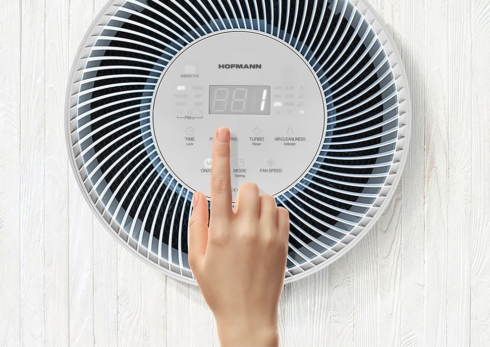 Очиститель  воздуха на 96м2 HOFMANN  made in Korea