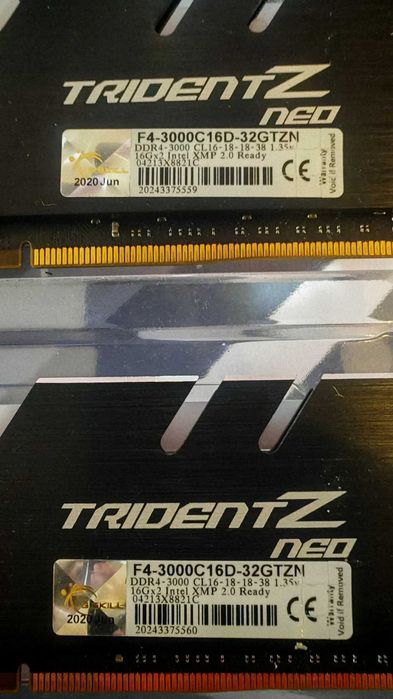 Рам памет G.Skill Trident Z Neo 32GB (2x16GB) DDR4 3000MHz CL16