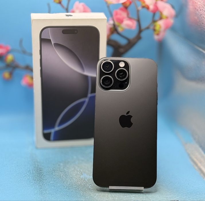 Apple iPhone 16 Pro Max, 256GB, 5G, Black Titanium