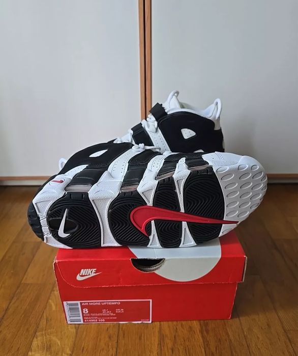 Uptempo Scottie Pippen White Black Nike Air Adidasi