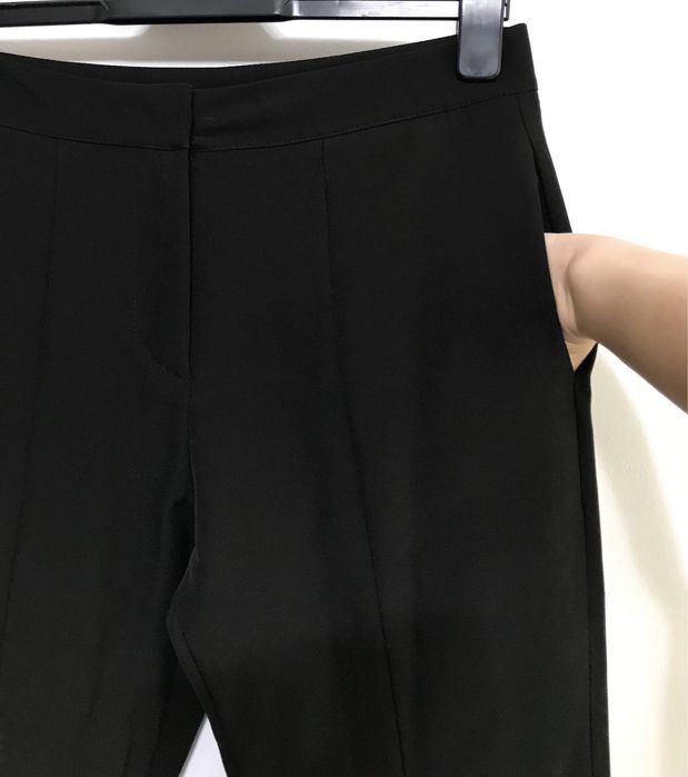 Pantaloni evazati negri marime M pantaloni noi negri evazati 38 evazat