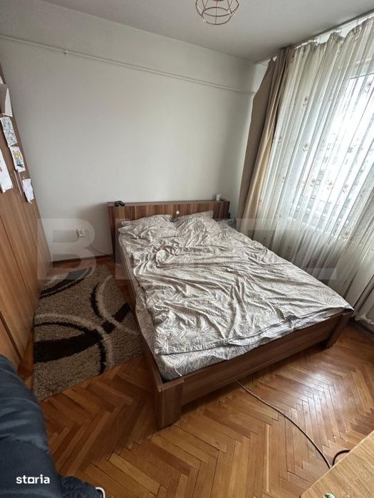 Apartament 3 camere, semidecomandat, 54 mp, balcon, orientare sudica,